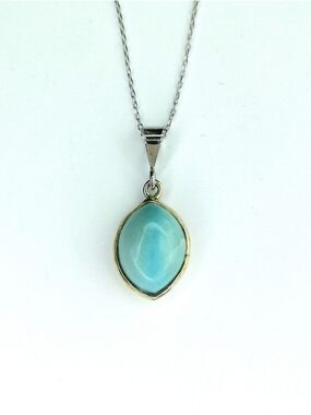Larimar pendant in Sterling Silver 🆕